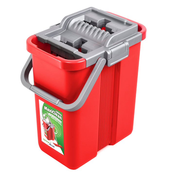 Mop plat cu galeata si storcator GreenBlue MaxiClean GB850 + doua reincarcari
