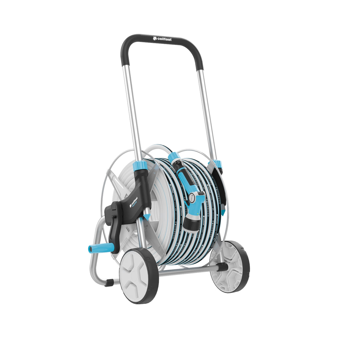 Set de udare de grădină 1/2 "50m tambur pentru furtun Cellfast Ergo Explorer MULTIFLEX