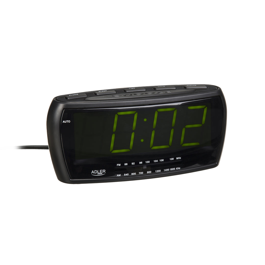 Radio ceas de alarmă fm/am, afișaj LED cu posibilități de iluminare și atenuare
