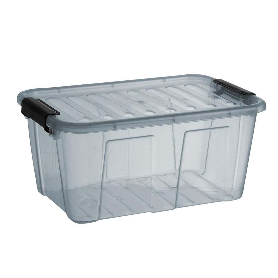 Recipient cu capac Plast Team Home Box 7.7L / Gri