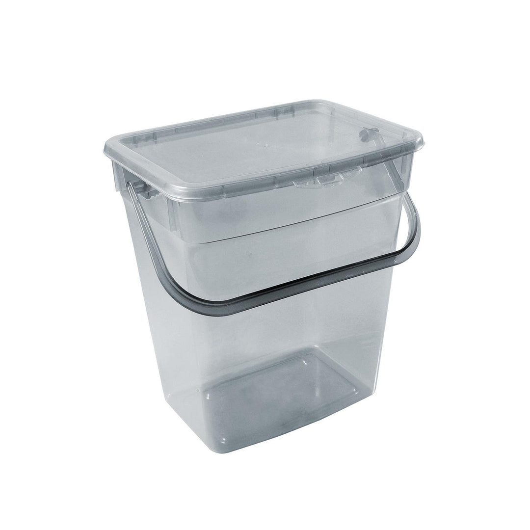 Recipient de pulbere Plast Team 10L transparent - Gri