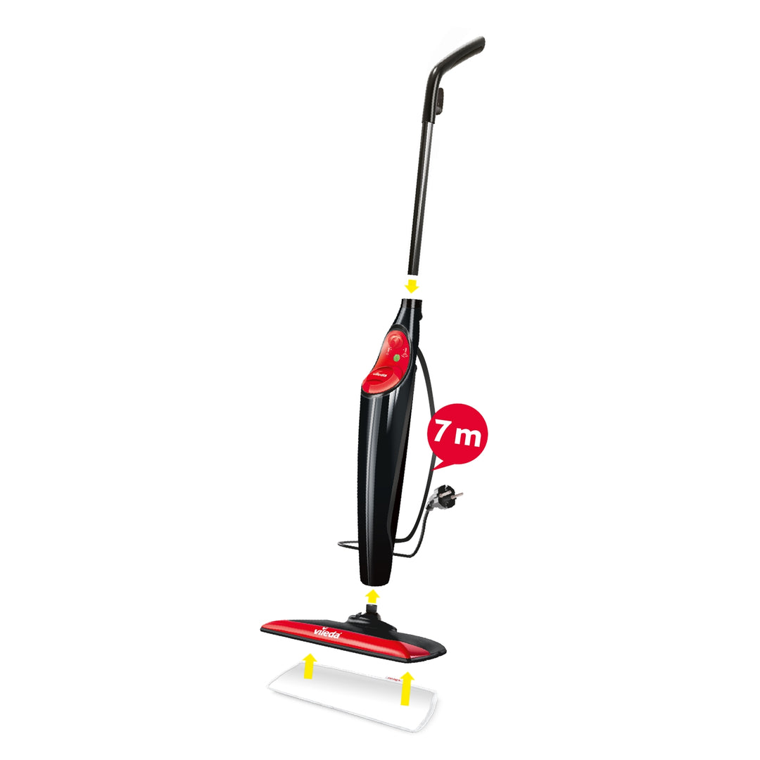 Mop electric cu abur VILEDA XXL1550W, de înaltă calitate