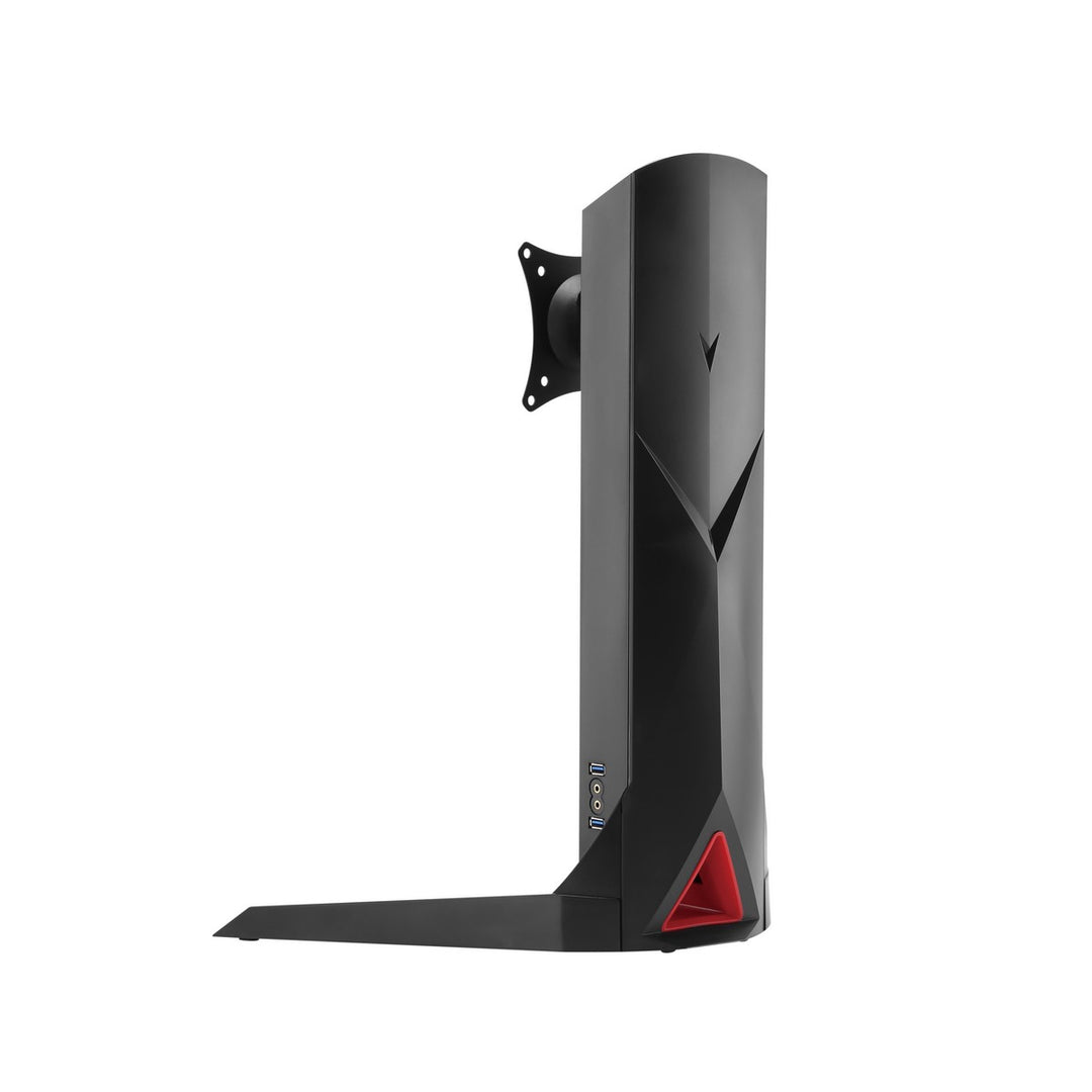 Suport monitor NanoRS RS110, stand liber, contragreutate, jocuri 17-32 "8kg VESA 75x75 și 100x100, 2xUSB 3.0, mufă pentru căști și microfon