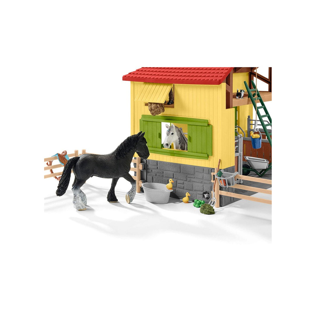 Schleich SLH42485 Schleich Lumea Fermei Lumea Fermei Lumea Fermei Grajd de cai Jucărie Jucărie Figurine Accesorii