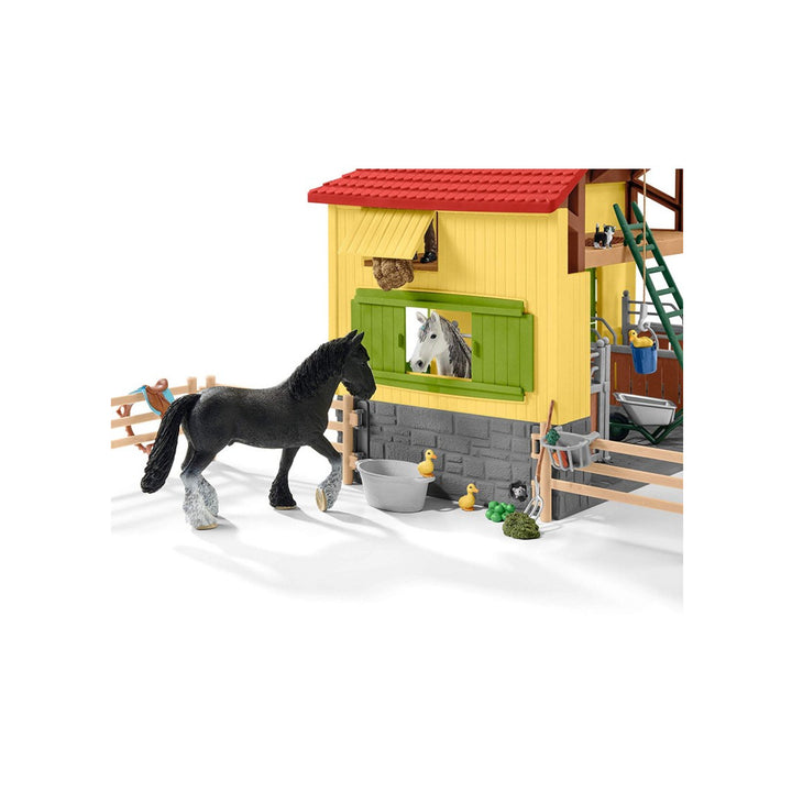 Schleich SLH42485 Schleich Lumea Fermei Lumea Fermei Lumea Fermei Grajd de cai Jucărie Jucărie Figurine Accesorii