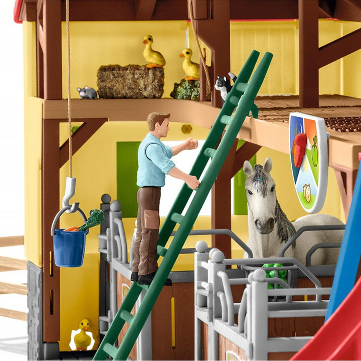 Schleich SLH42485 Schleich Lumea Fermei Lumea Fermei Lumea Fermei Grajd de cai Jucărie Jucărie Figurine Accesorii