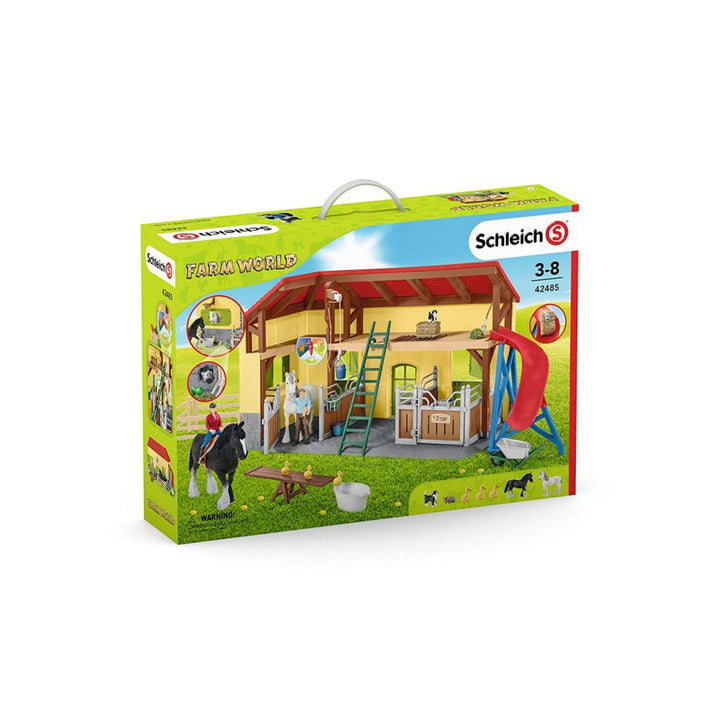 Schleich SLH42485 Schleich Lumea Fermei Lumea Fermei Lumea Fermei Grajd de cai Jucărie Jucărie Figurine Accesorii