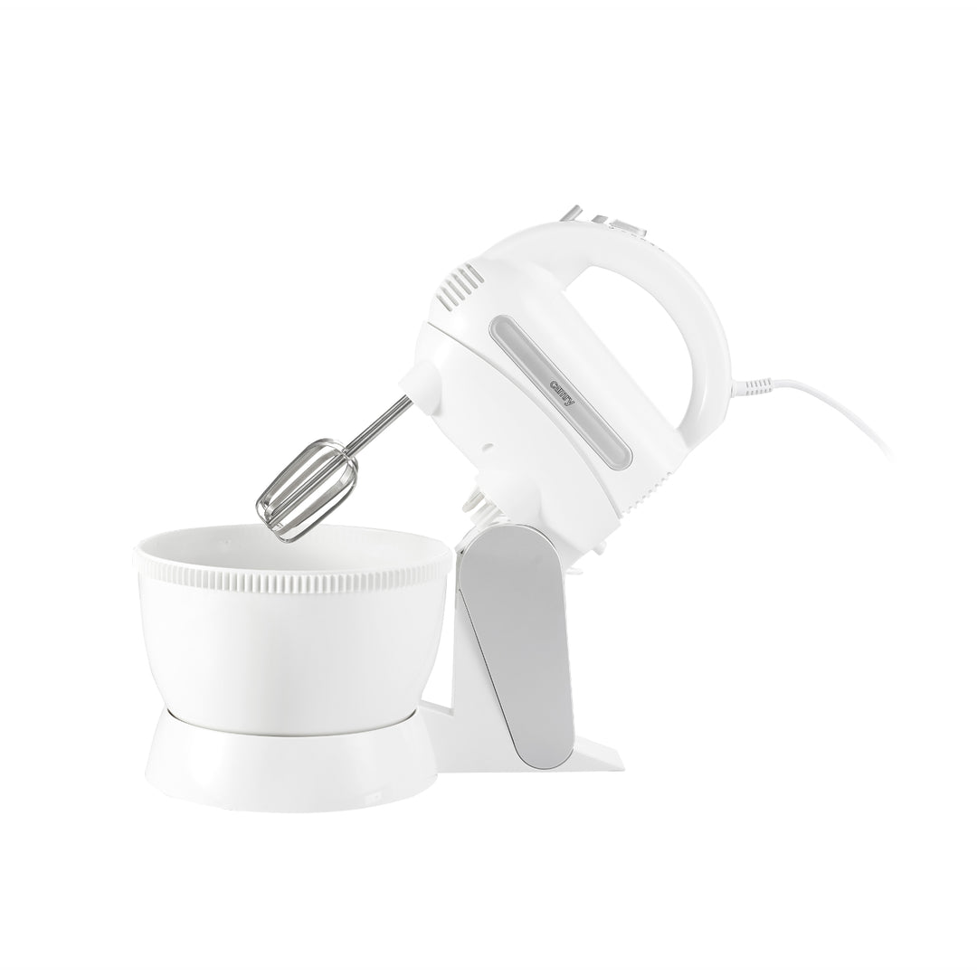 Mixer Camry CR 4213 600 W cu bol rotativ și set de palete din oțel inoxidabil