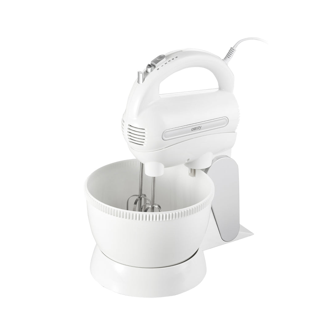 Mixer Camry CR 4213 600 W cu bol rotativ și set de palete din oțel inoxidabil