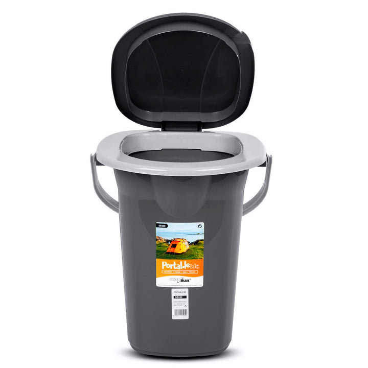 Toaletă turistică portabila GreenBlue antracit, 19 L