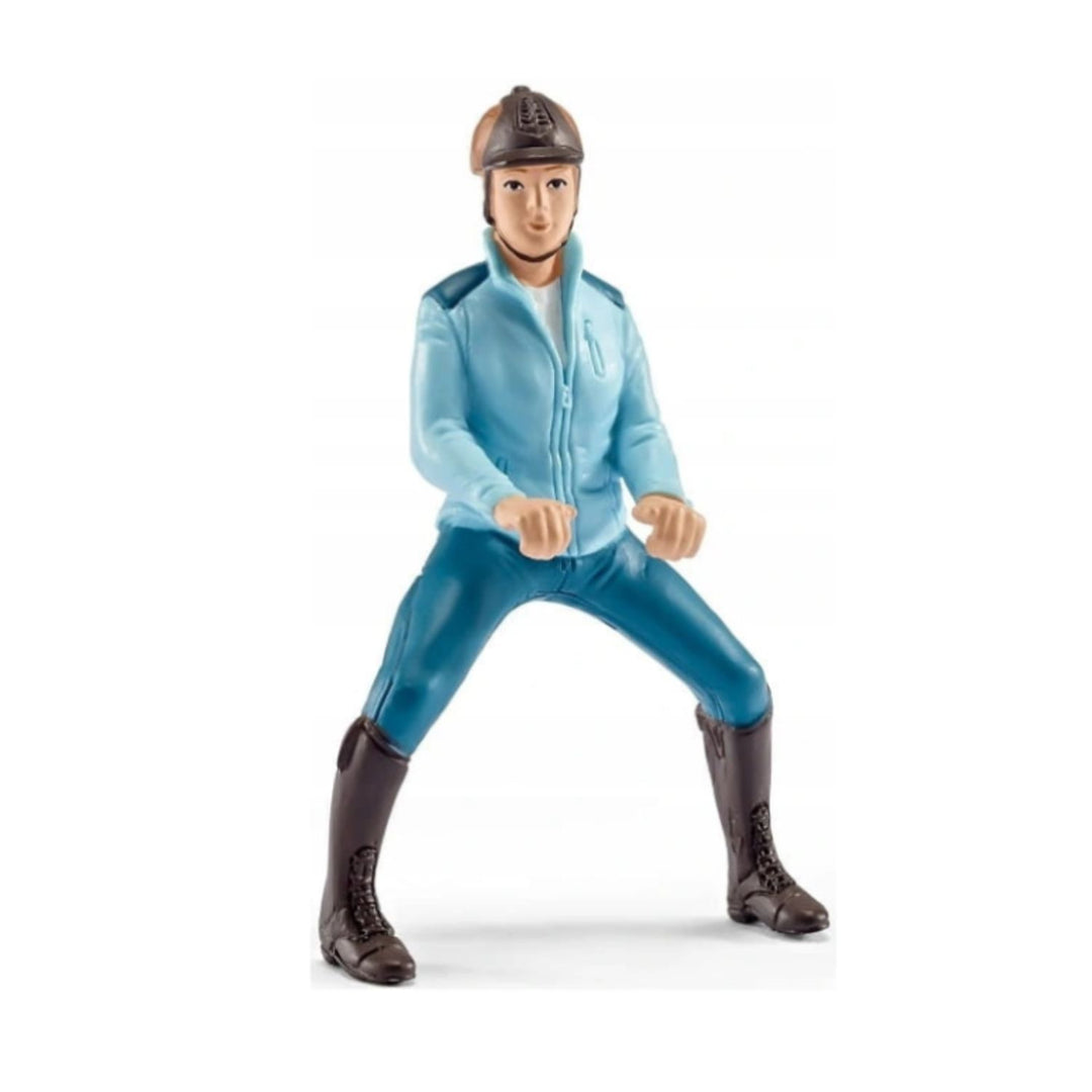 Schleich 42163 Schleich Horse Club Tournament Rider Turcoaz Cavaler Turcoaz Figurină de colecție pictată manual