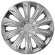Set de capace de butuci universale STRONG de 14" argintii 4 bucăți