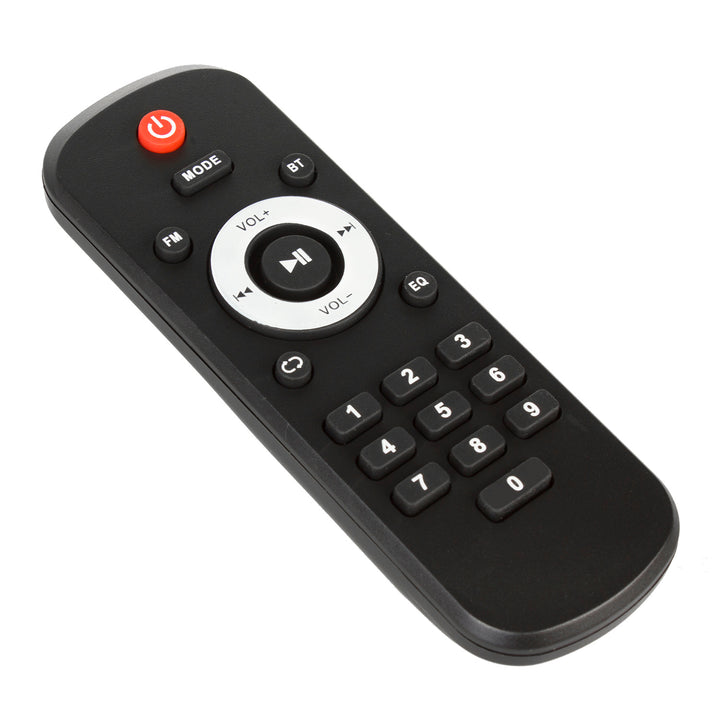 Difuzor bluetooth portabil / radio / SD / MMC / aux-in / USB / iluminare / telecomandă / antenă telescopică / conector microfon