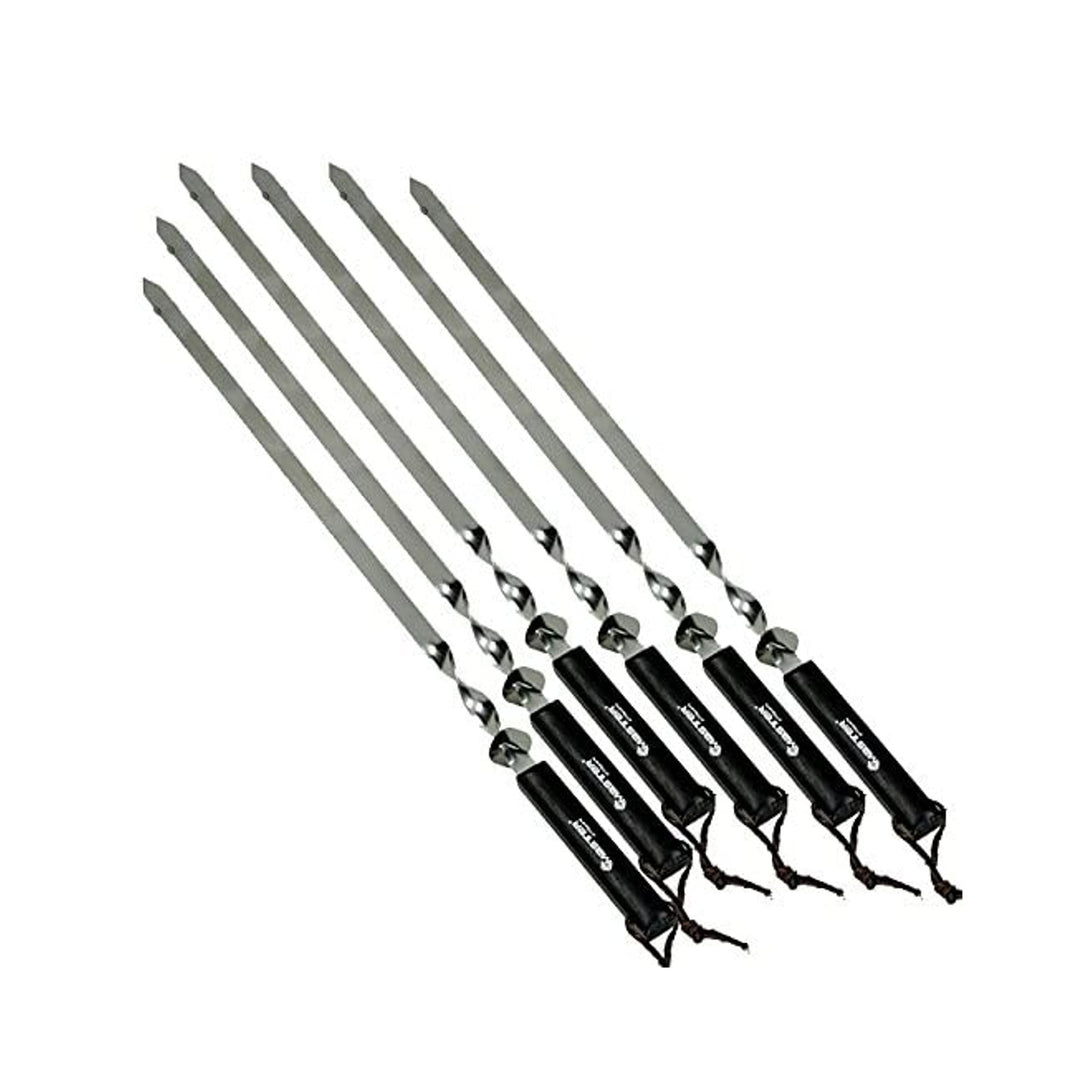 Set de 6 frigarui pentru frigarui, 60 cm lungime, Master Grill MG133