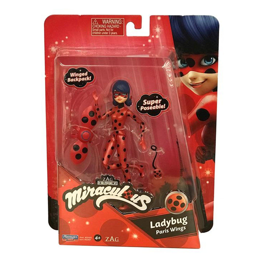 Figurină Miraculos: Buburuză și Cat Noir Ladybug