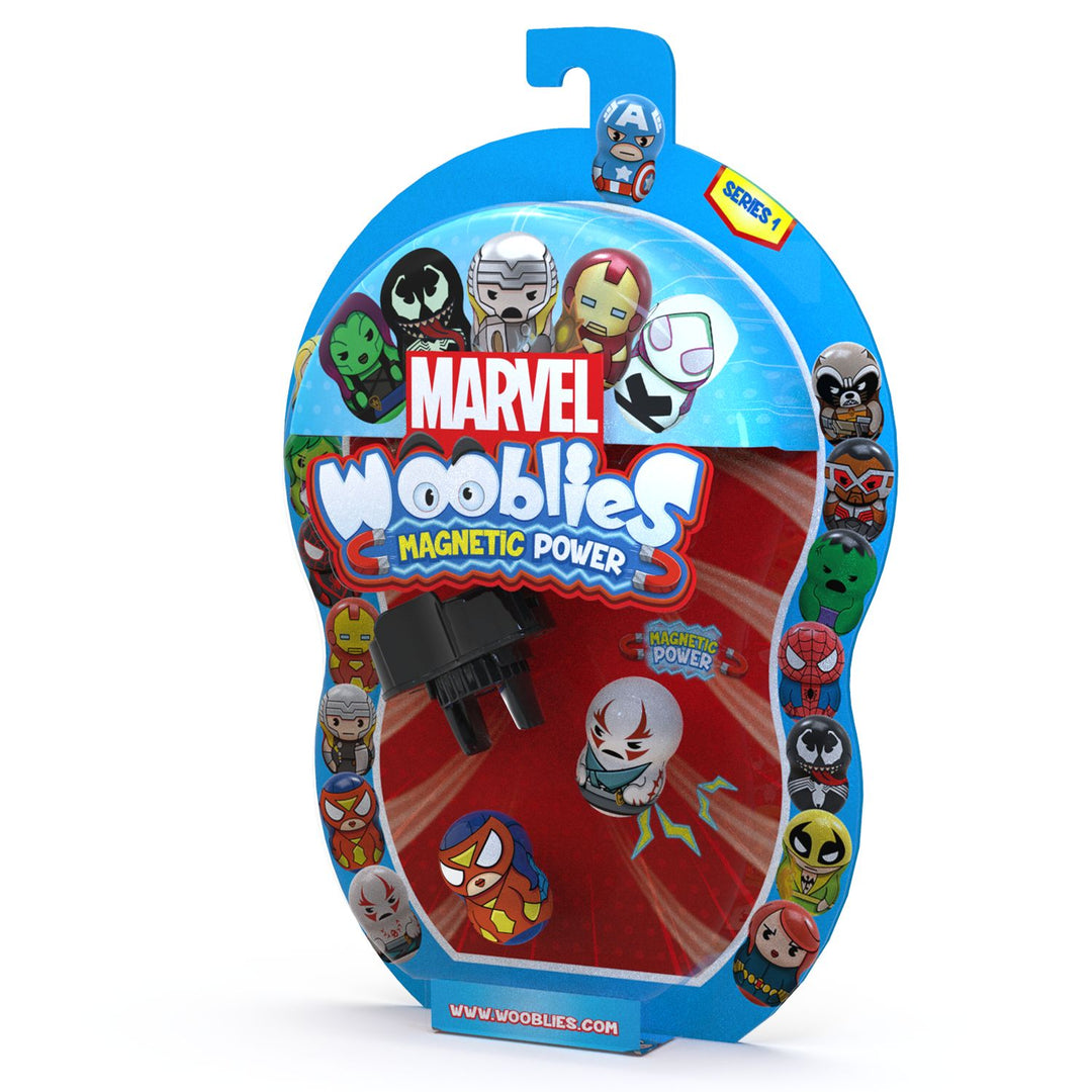 Puterea magnetică Marvel mix Set de 2 figuri magnetice cu lansator Wiggle Toys Wiggle Figures MIX Versiuni diferite