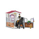 Schleich SLH42437 Schleich Horse Club Set Tori și Princess Horse Horse Stable Doll Dog Playset Accesorii