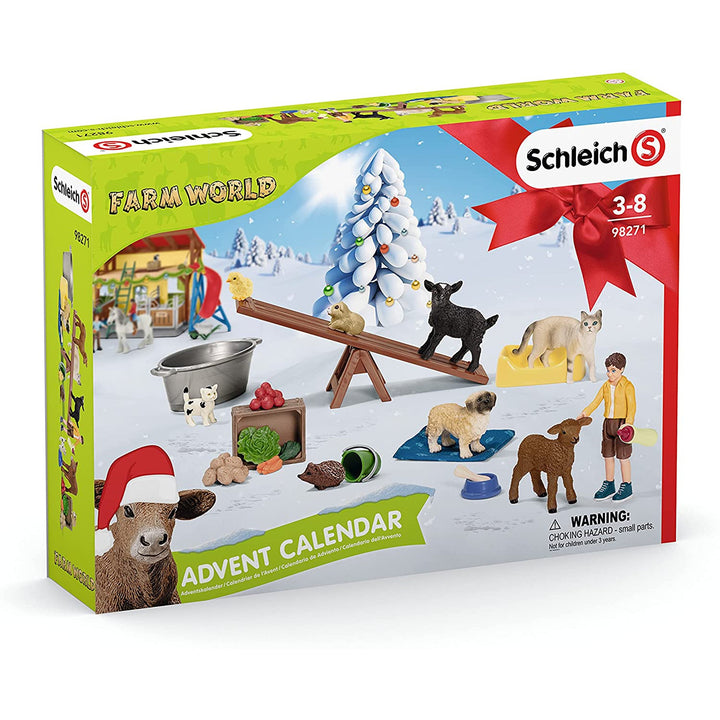 Schleich SLH98271 Schleich Calendarul de Advent Schleich Ferma Lumea Fermei Crăciunului Figurine 2021