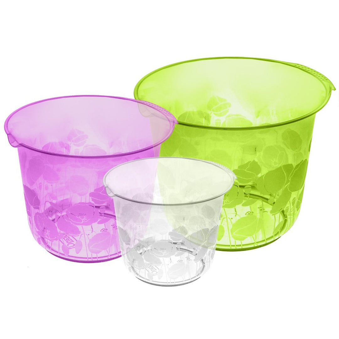 Set boluri BranQ, Poppy, 1L, 1.5L, 2.5L, multicolor - Culori trimise aleatoriu
