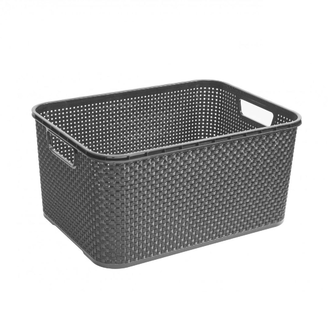 Coș, Rattan 19L antracit BranQ antracit