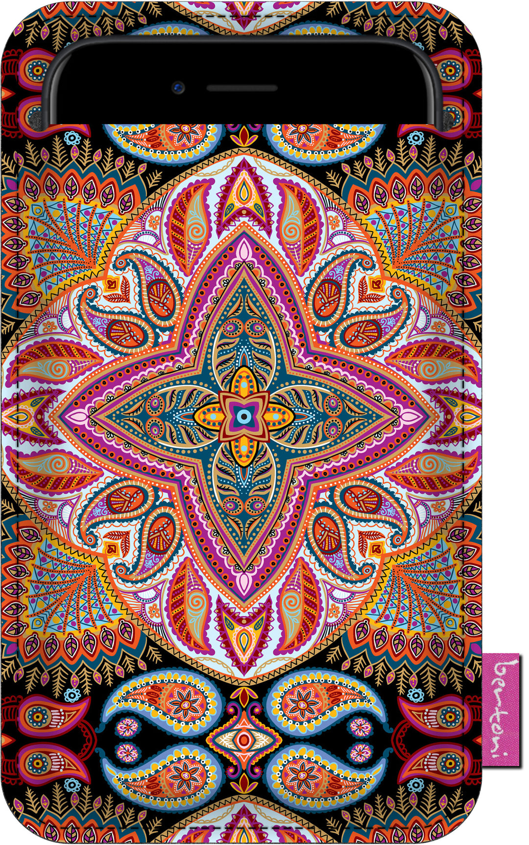 Husa pentru telefon Polka, 10 x 17.5 cm, multicolor