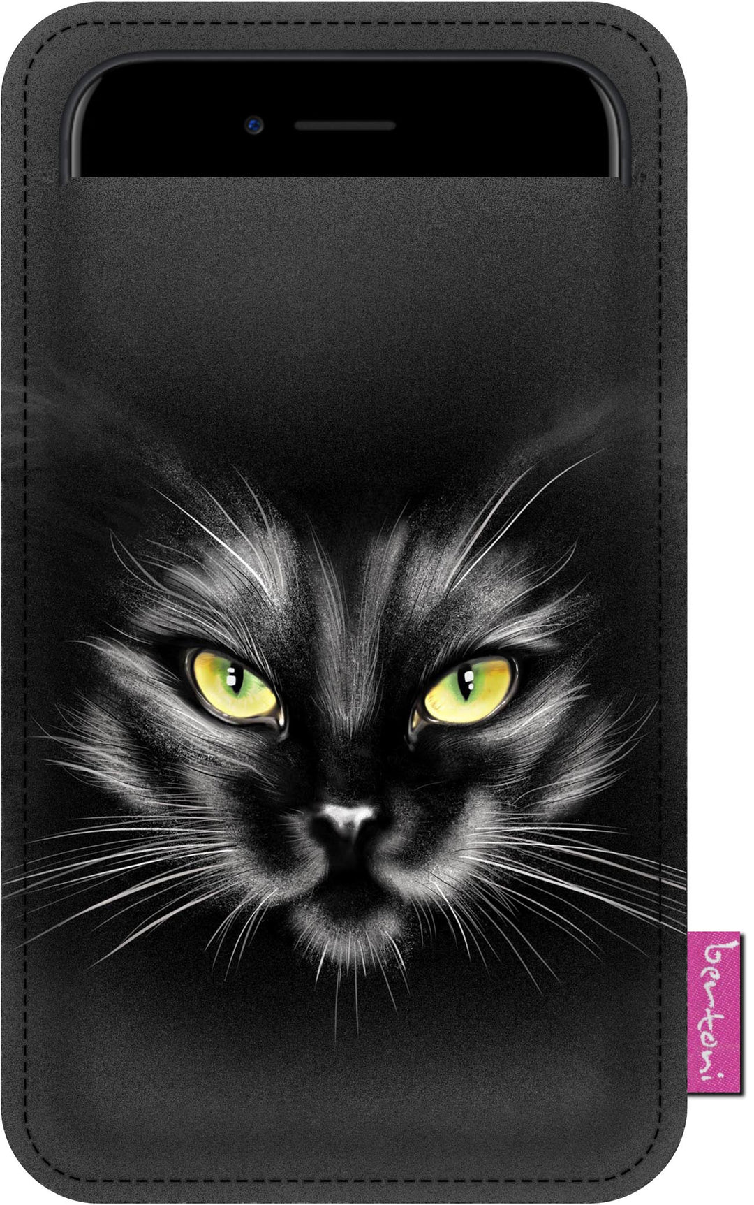 Husa pentru telefon Nero, 10 x 17.5 cm, negru, Bertoni