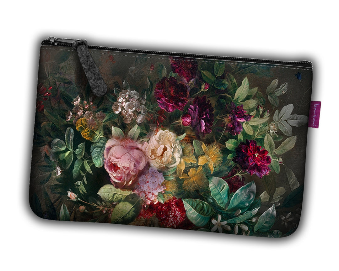 Geanta de cosmetice Pocket Bucket, Bertoni, 24cm x 15cm, design floral