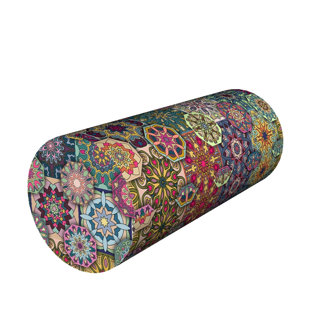 Pernă cilindrica multifunctionala Valencia, din spuma termoelastica, 40x15cm