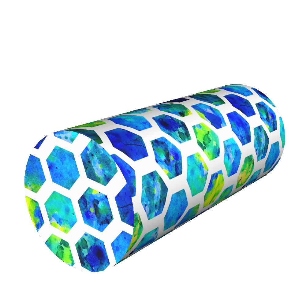 Pernă cilindrica multifunctionala Tile, din spuma termoelastica, 40x15cm