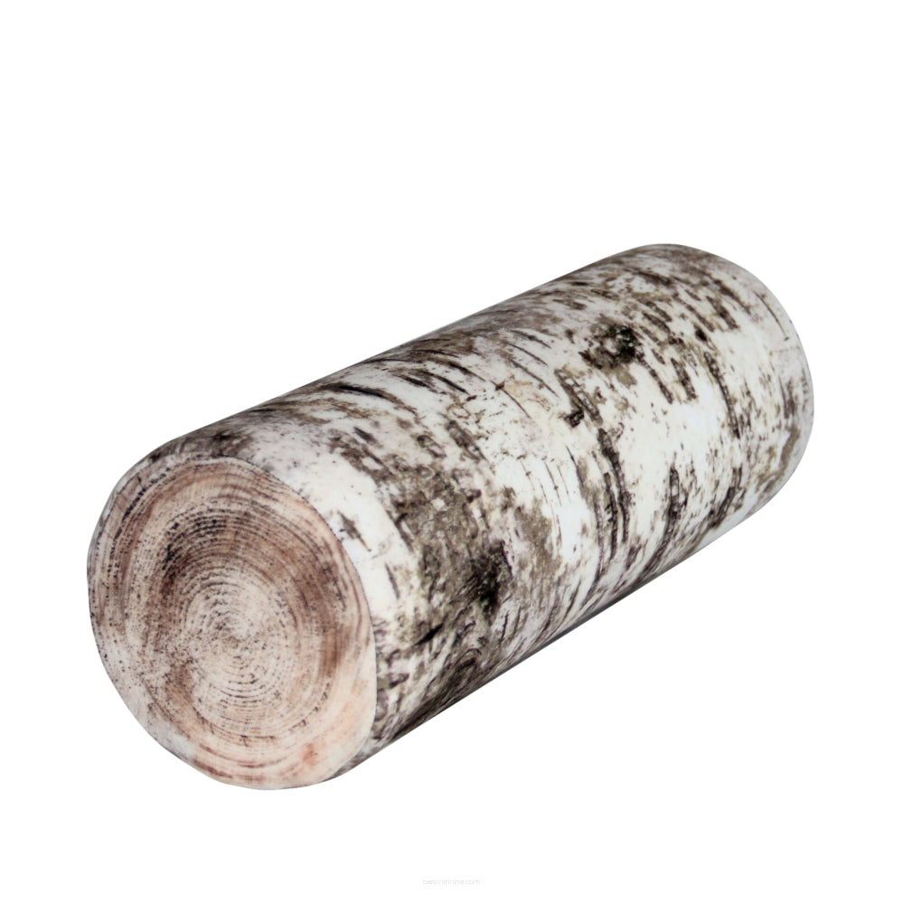 Pernă cilindrica multifunctionala Mesteacan, din spuma termoelastica, 40x15cm