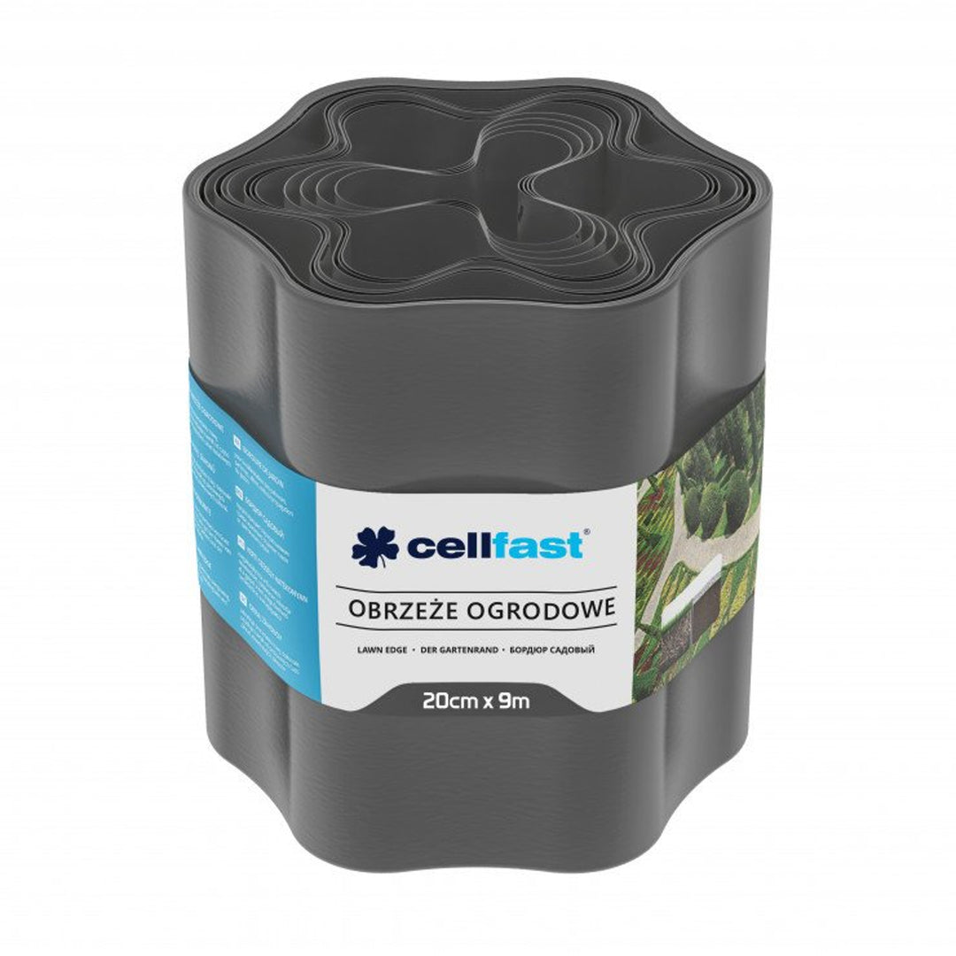 Separator pentru gazon Cellfast, 20cm x 9m, grafiti