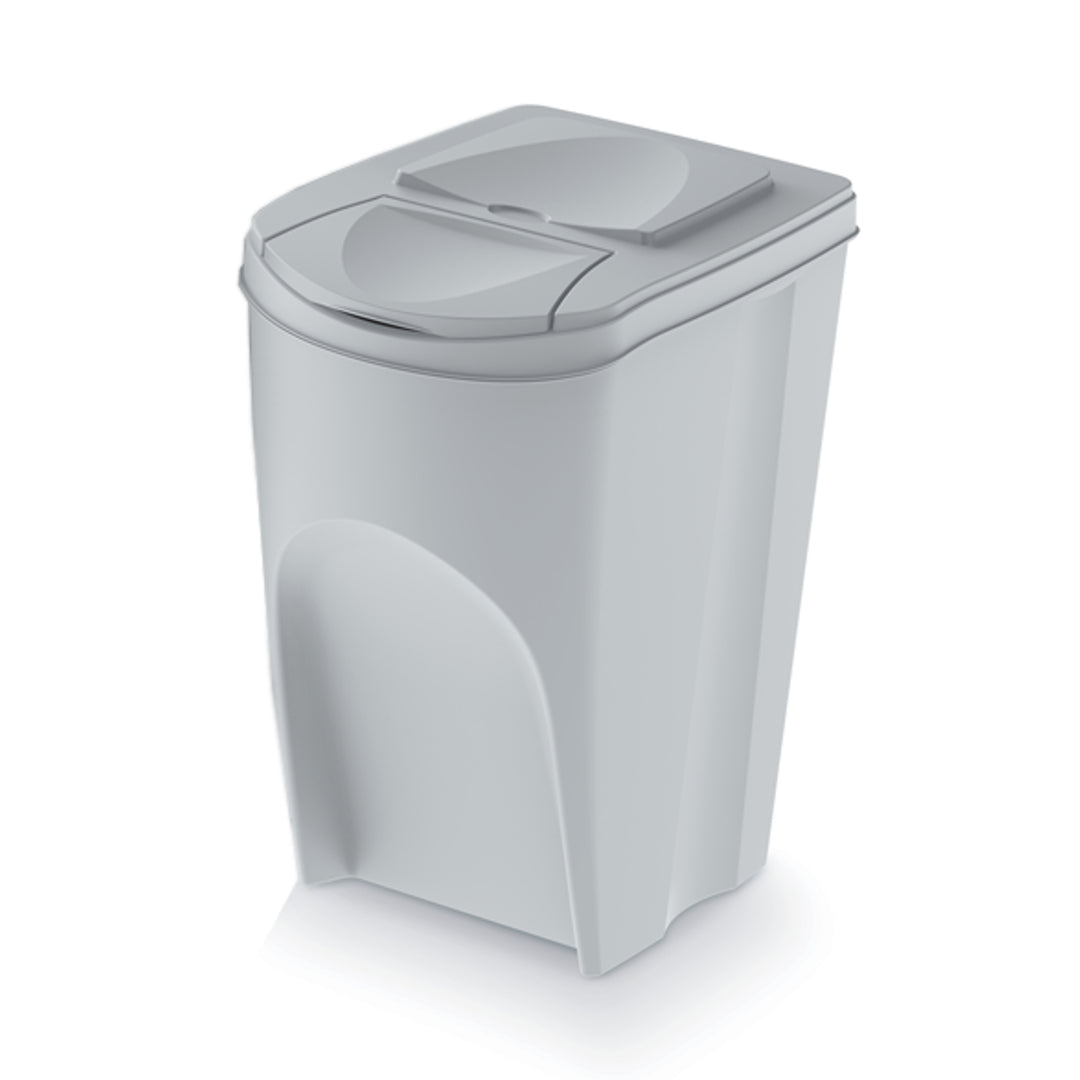 Cos pentru segregarea gunoiului Sortibox, IKWB, 35l, alb