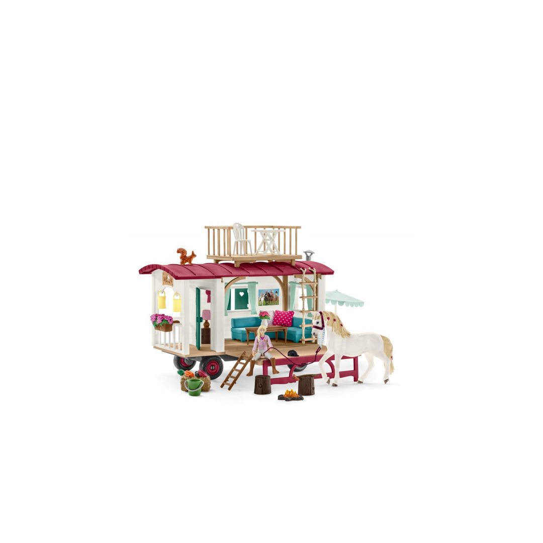Set de joaca Schleich, SLH42593, rulota pentru intalnirile secrete ale clubului