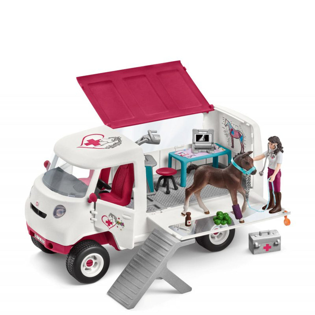 Set de joaca Schleich, SLH42439, veterinar cu manz hanoverian