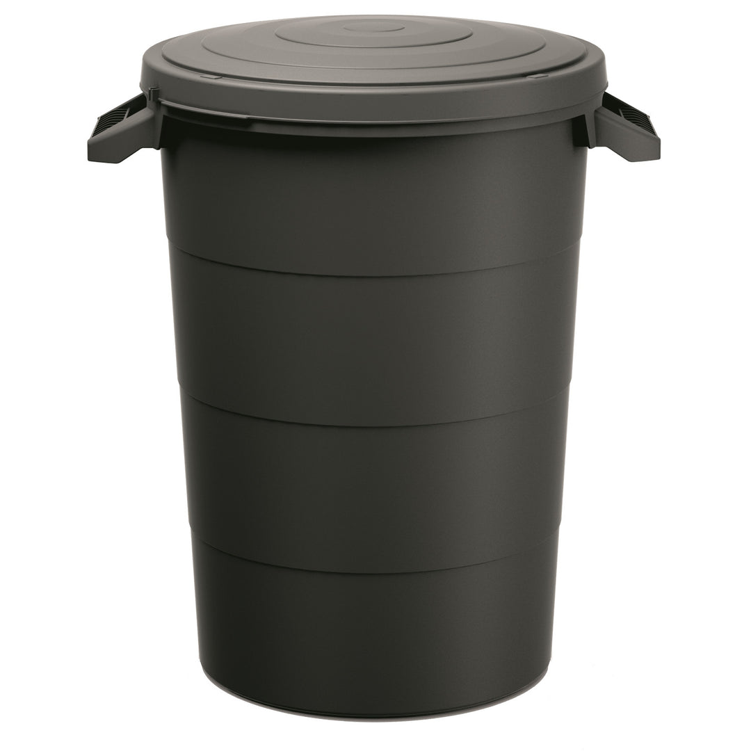 Coș de gunoi Keden Smooth - negru 80 litri, 56.5 x 46 x 65 cm