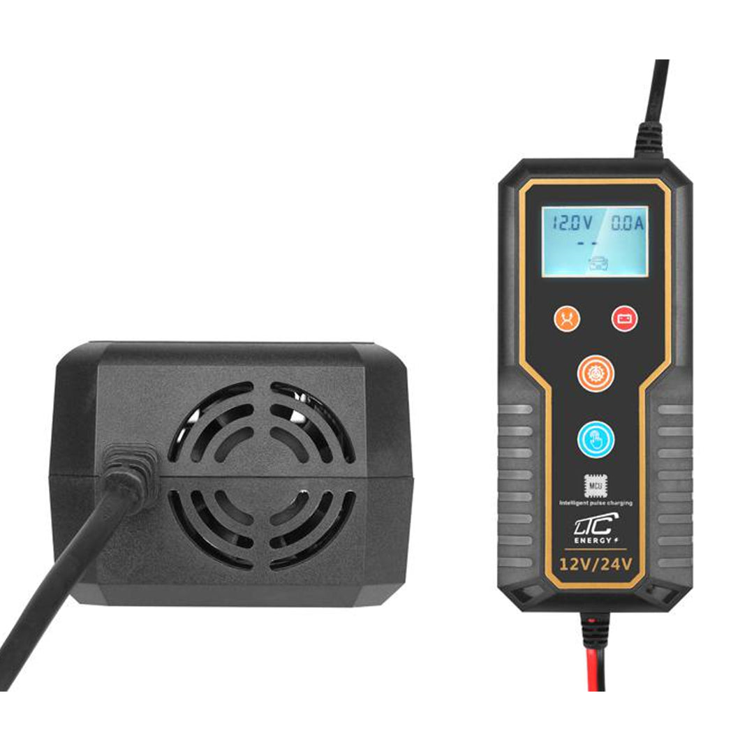 Redresor auto LTC, LX1203, 12V/24V,  2Ah - 150Ah, afisaj LCD