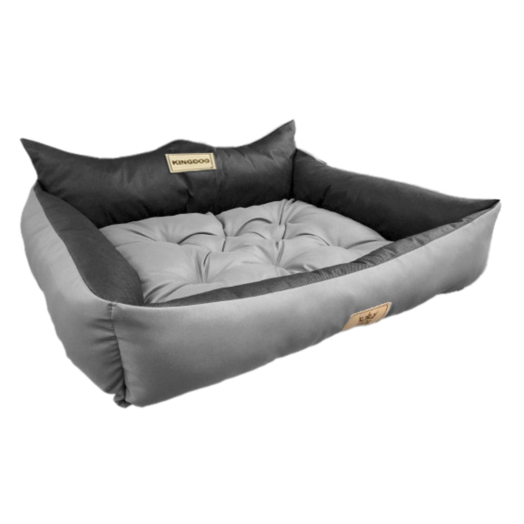 Pat pentru caini sau pisici Royal Dog, 100 x 75, gri inchis, impermeabil