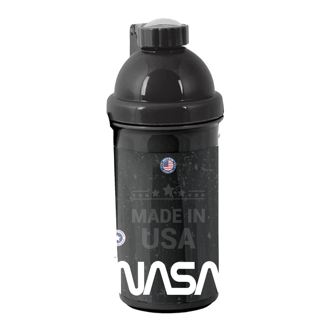 Bidon de apa pentru scoala Paso Nasa PP23SA-3021, 550 ml, negru