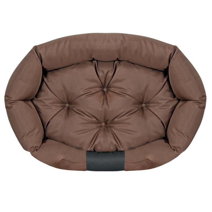 Pat pentru caini Aio Factory Prestige 130 x 105 cm, maro, impermeabil