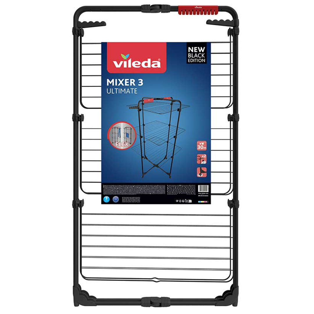 Uscător de rufe Vileda, vertical, suprafață de uscare 30m, Mixer 3 Ultimate