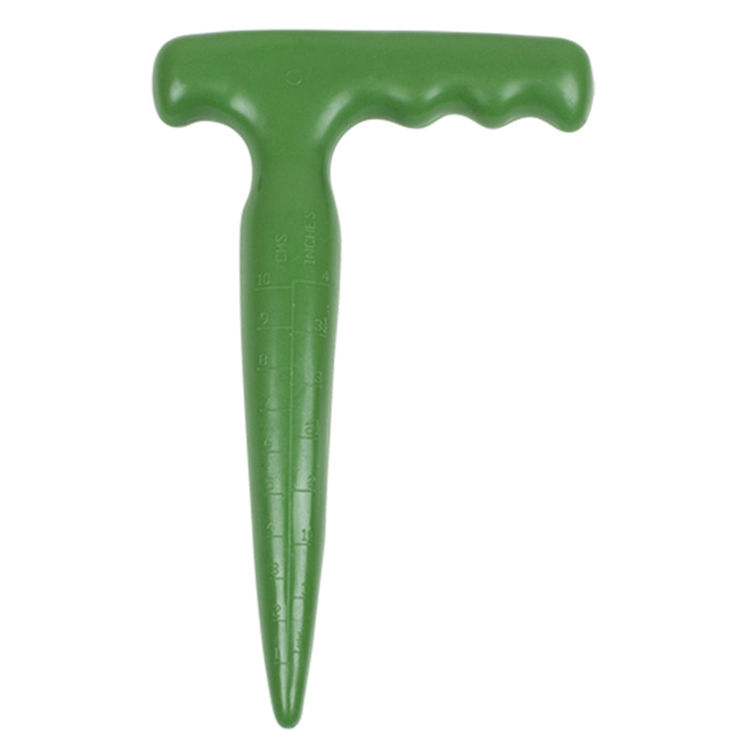 Greenmill GR0197 Băț de înțepătură manuală 17,5 cm, perforator de plantare, ajutor de plantare, instrument de plantare a cepei