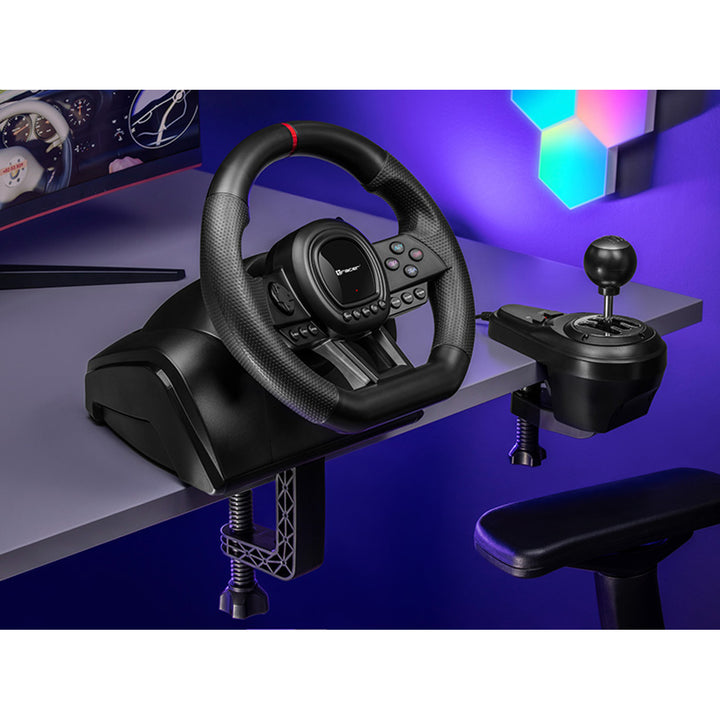 Volan, cutie de viteze, pedale, pentru PC PS3 PS4 Xbox One Xbox360 Switch, Simracer