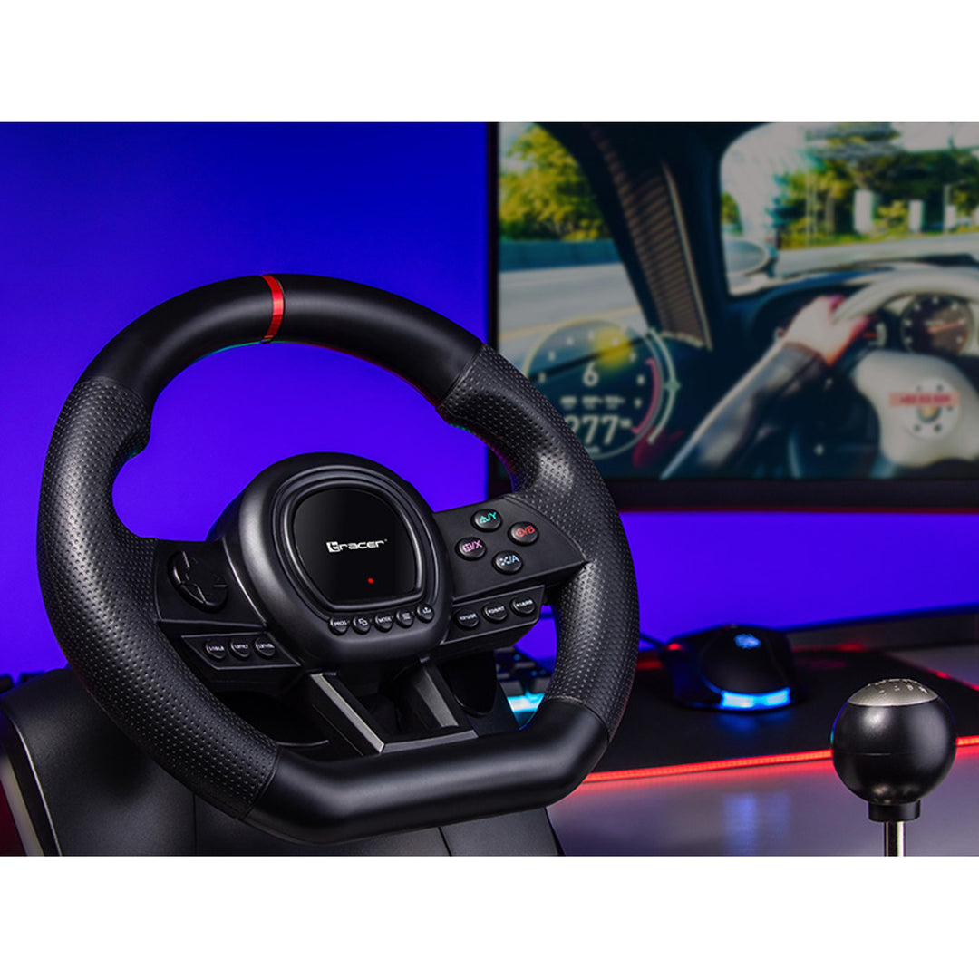 Volan, cutie de viteze, pedale, pentru PC PS3 PS4 Xbox One Xbox360 Switch, Simracer