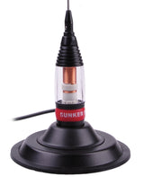 Sunker Elite CB Antena CB116 cu bobină de sticlă cu magnet de sticlă