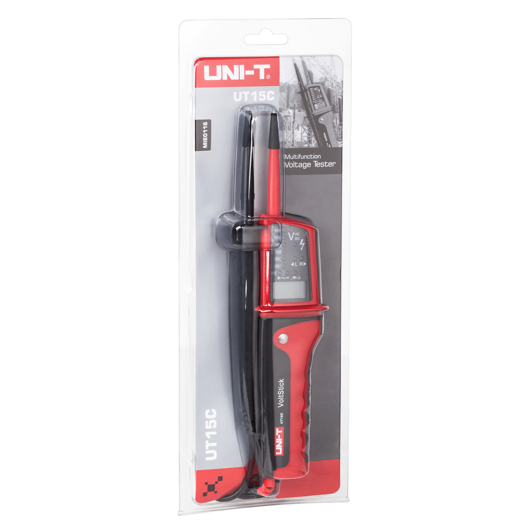 Tester de tensiune UT15C continuitate circuit, schimbare de fază Uni-T