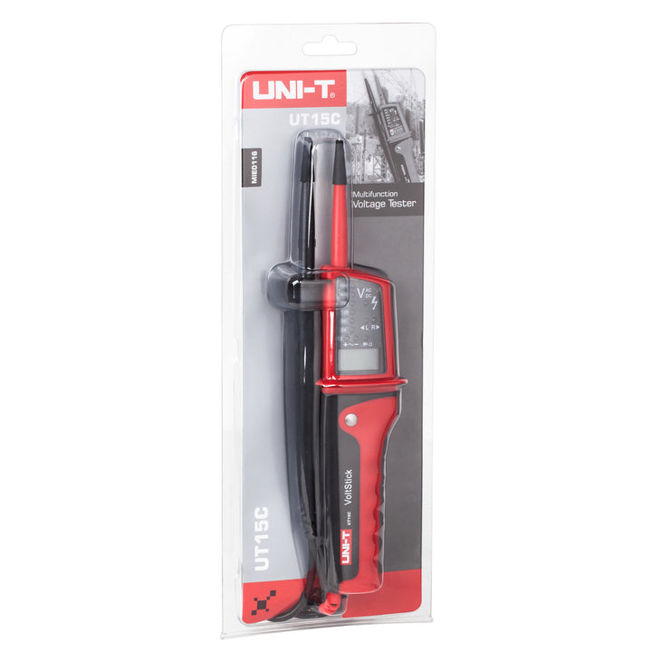 Tester de tensiune UT15C continuitate circuit, schimbare de fază Uni-T