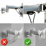 Suport Maclean pentru televizor sau monitor, universal, max. VESA 200x200, 23-50", 30 kg, argintiu, MC-503A S
