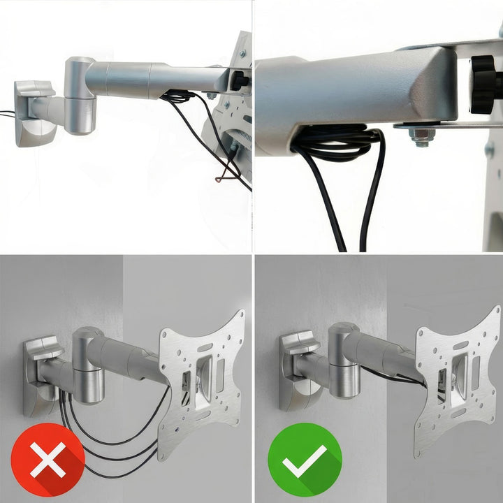 Suport Maclean pentru televizor sau monitor, universal, max. VESA 200x200, 23-50", 30 kg, argintiu, MC-503A S
