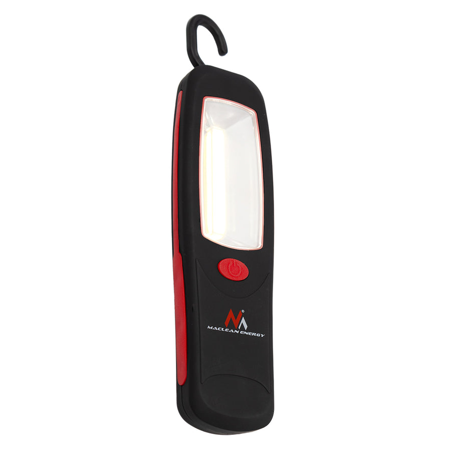 Lampă de atelier COB LED Maclean, magnet, cârlig, 3xAA, MCE03