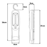 Lampă de atelier COB LED Maclean, magnet, cârlig, 3xAA, MCE03